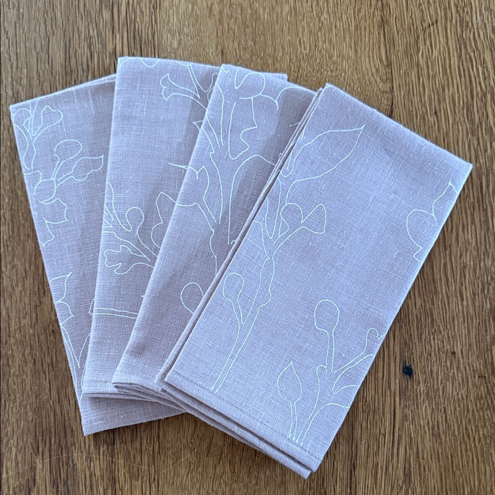 Floral Patterned Cloth Napkins